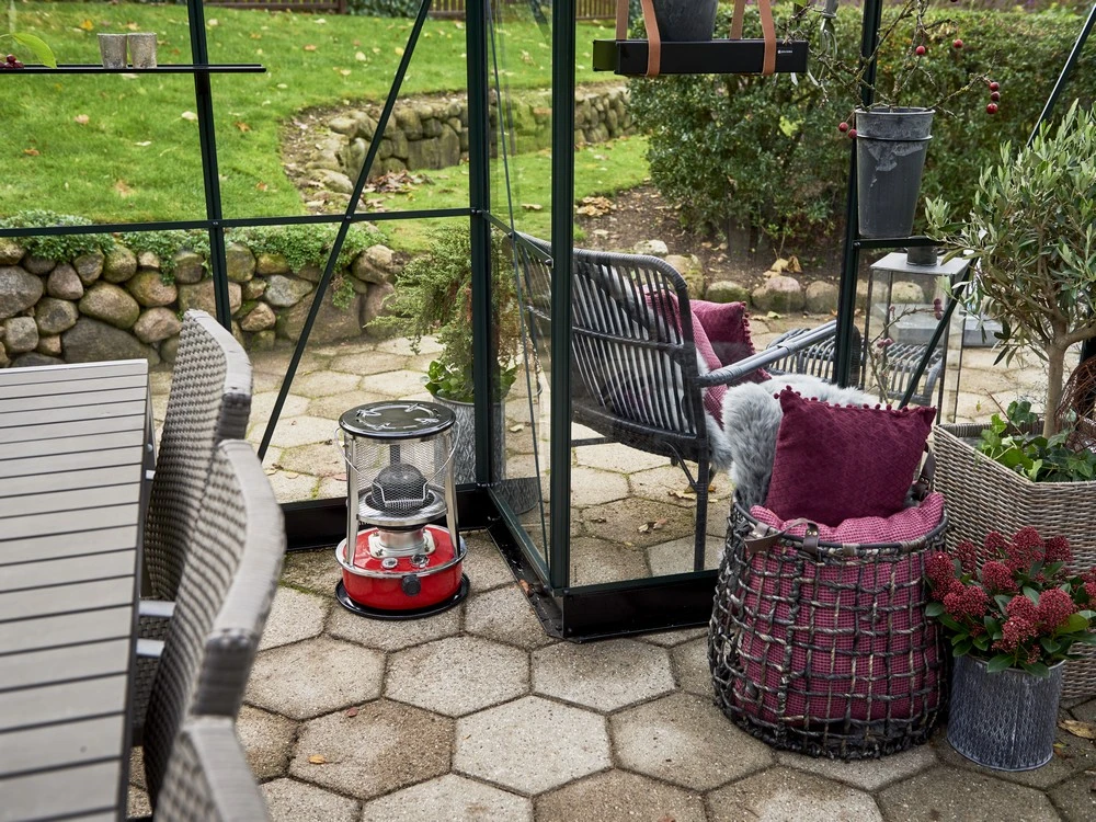 Fundering Garden Room 12.9 Zwart Gecoat - Afbeelding 3